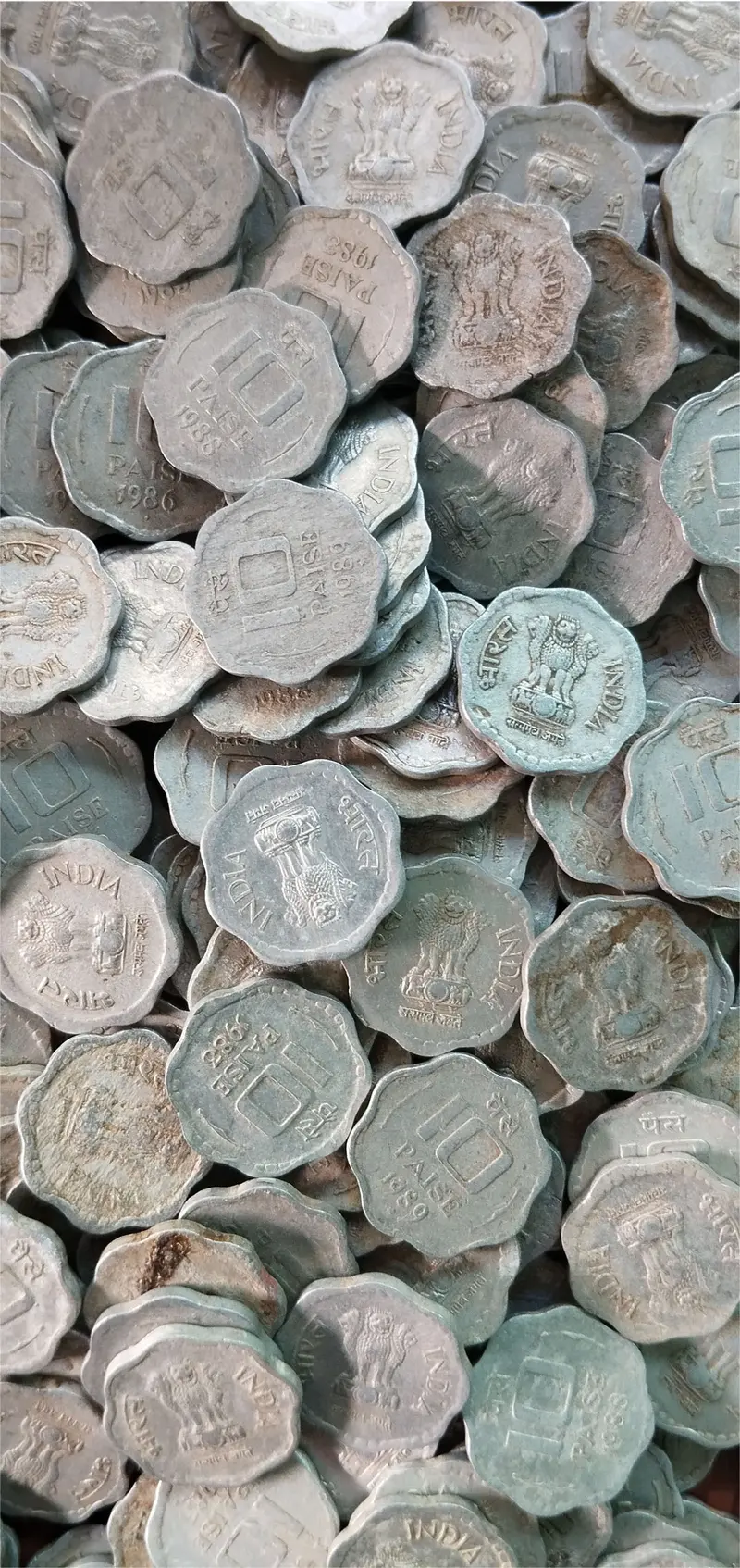 10 Paisa Alumnium Small 193-1993 - 500