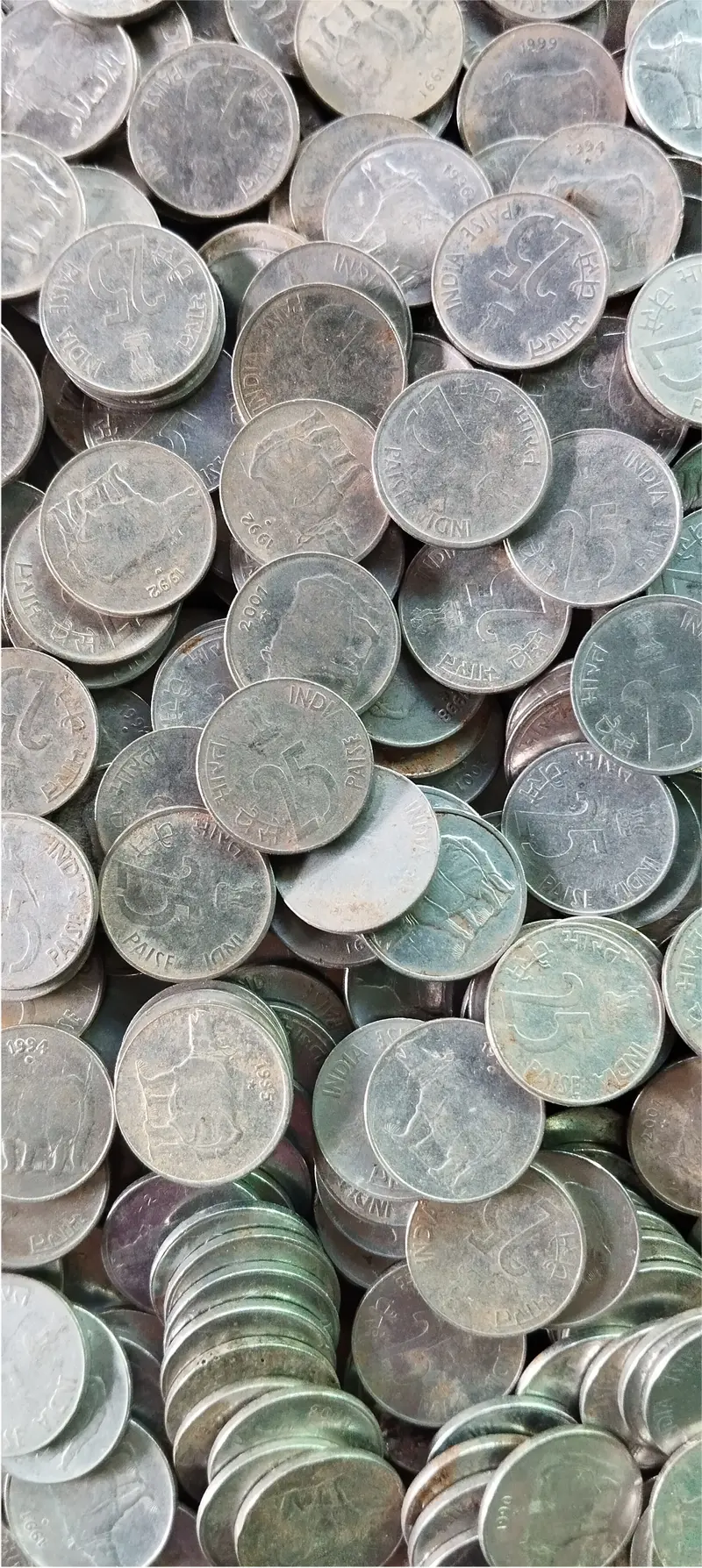 25 Paise Steel Coin ( 1988 - 2002 ) - 1