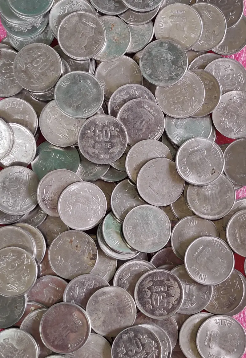 50 Paise Floral Pattern Coin UNC ( 2011 - 2013 ),India - 1