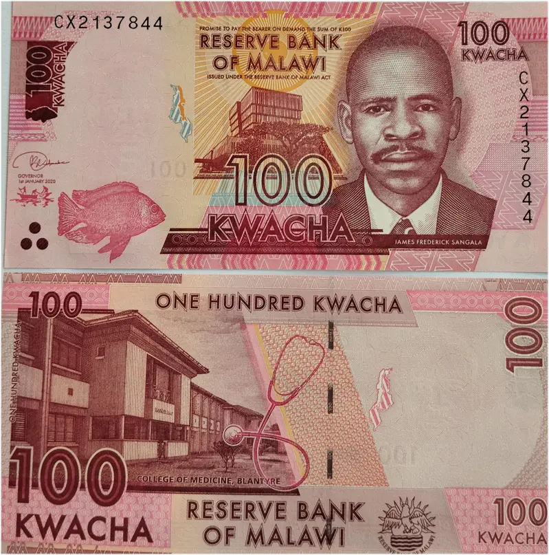 MALAWI - 100 KWACHA - UNC & MINT CONDITION - 1