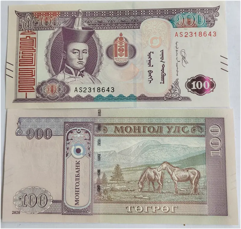 MONGOLIA - 100 TOGROG - UNC & MINT CONDITION (2020) - 1