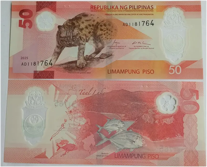 PHILIPINES - 50 PISO - POLYMER NOTE - UNC & MINT CONDITION (2025) - 1