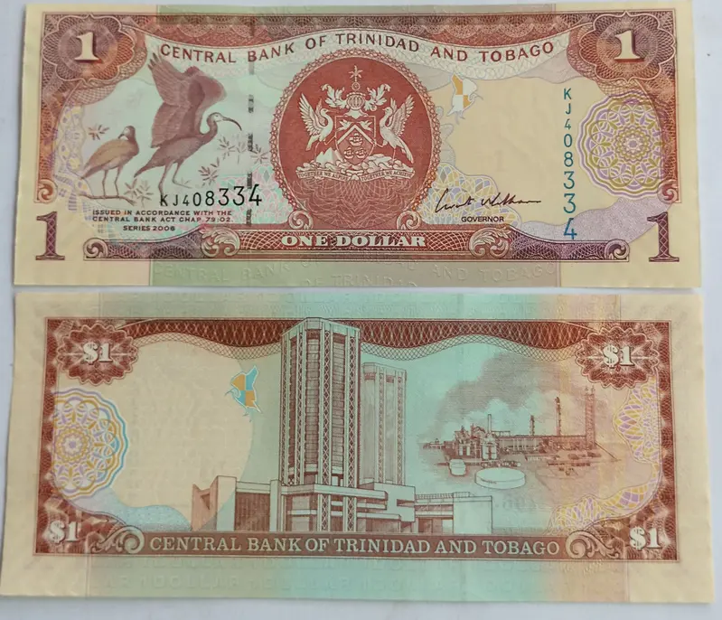 TRINIDAD AND TOBAGO - 1 DOLLAR - (PAPER NOTE) UNC & MINT CONDITION (2006) - 1