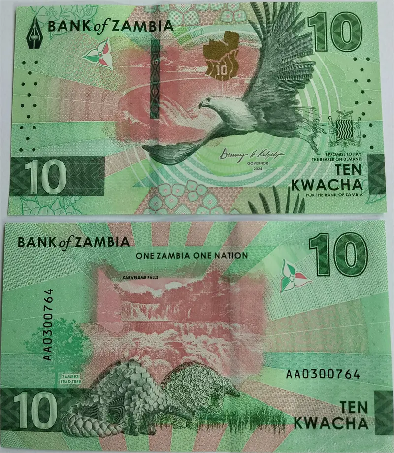 ZAMBIA - 10 KWACHA - UNC & MINT CONDITION - 1
