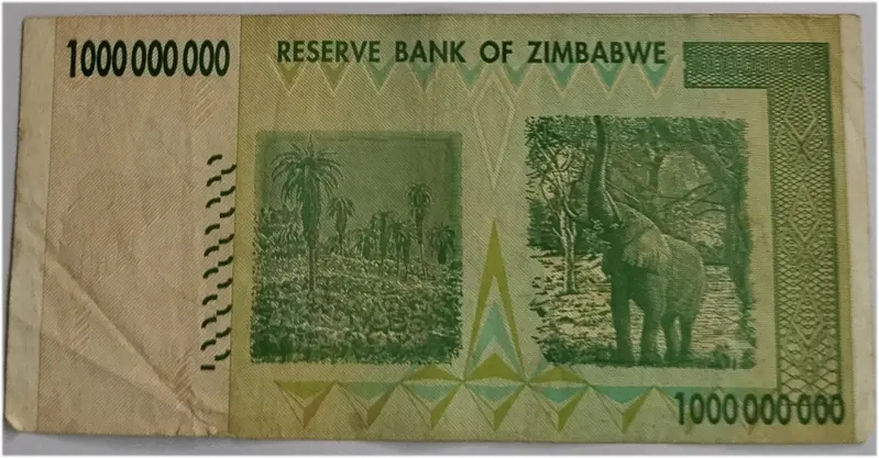 ZIMBABWE - 1 BILLION - USED CONDITION - 1