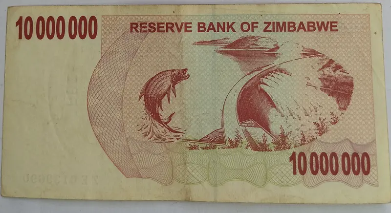 ZIMBABWE - 10,000,000 DOLLAR - USED GOOD CONDITION - 1