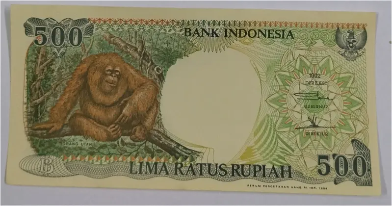 INDONESIA - 500 RUPIAH  - UNC & MINT CONDITION ( 1992 ) - 1