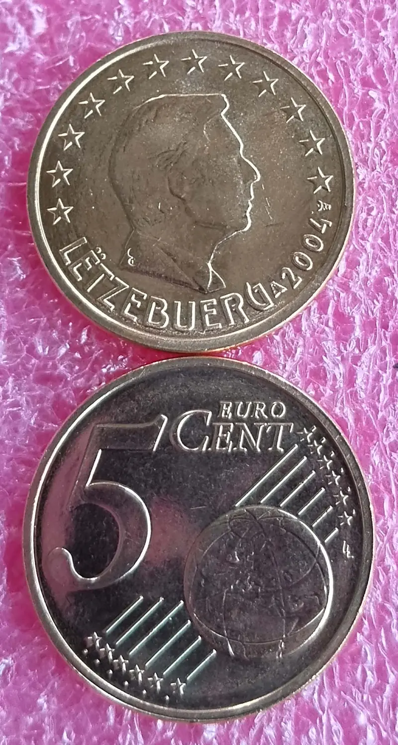 LUXEMBOURG - 5 EURO CENT COIN - BUNC CONDITION (2004) - 1