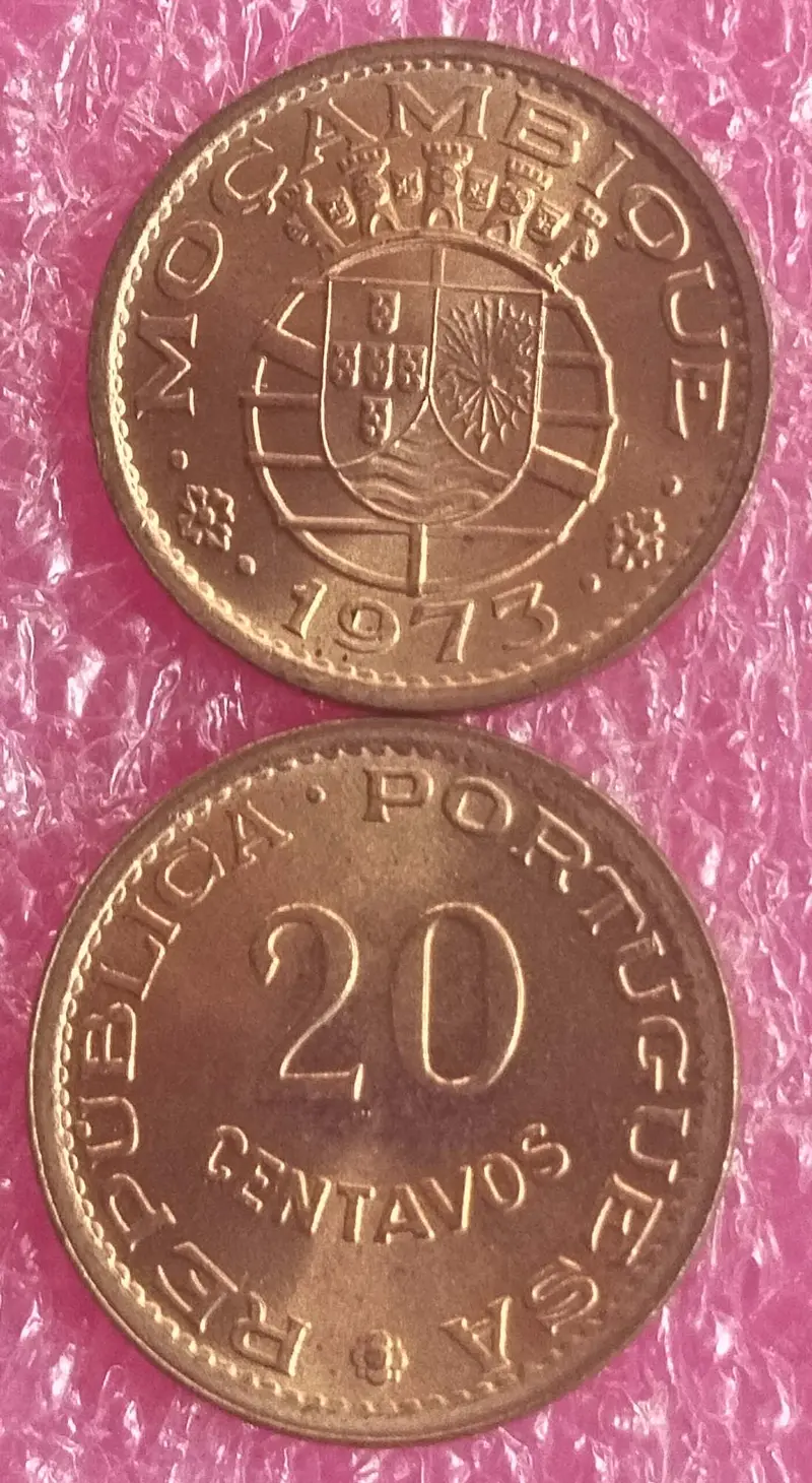 MOZAMBIQUE - 20 CENTAVOS - UNC MINT CONDITION - 1