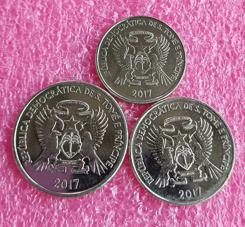 ST.THOMAS - 3 x  DIFFERENT COINS SET - B UNC CONDITION - 1