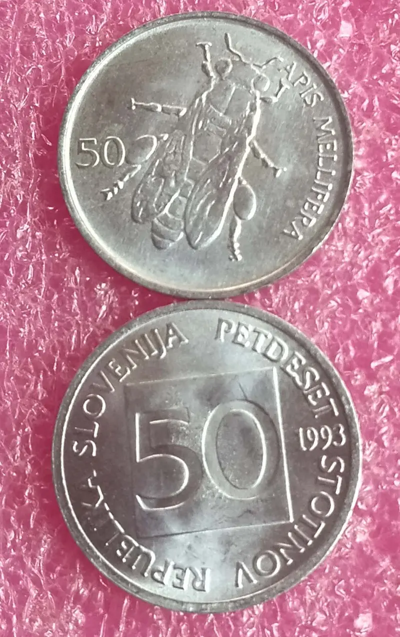 SLOVENIA - 50 STOTINOV  -  UNC MINT CONDITION - 1