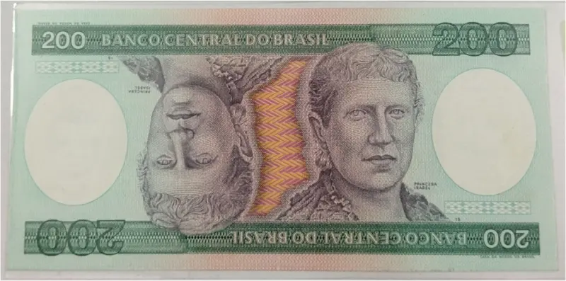 BRAZIL - 200 CRUZEIROS - UNC CONDITION (1986) - 1