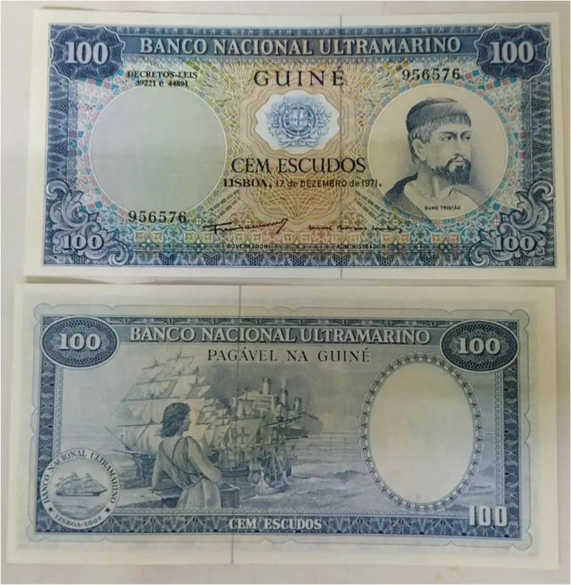 GUINEA - 100 ESCUDOS - GEM UNC & MINT CONDITION  (1971) - 1