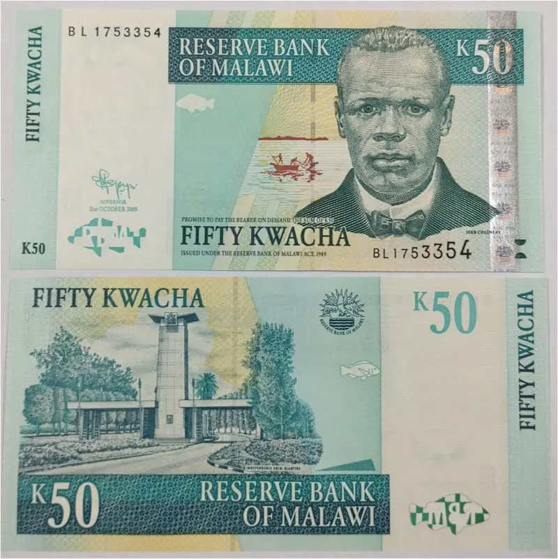 MALAWI - 50 KWACHA - UNC MINT CONDITION - 1