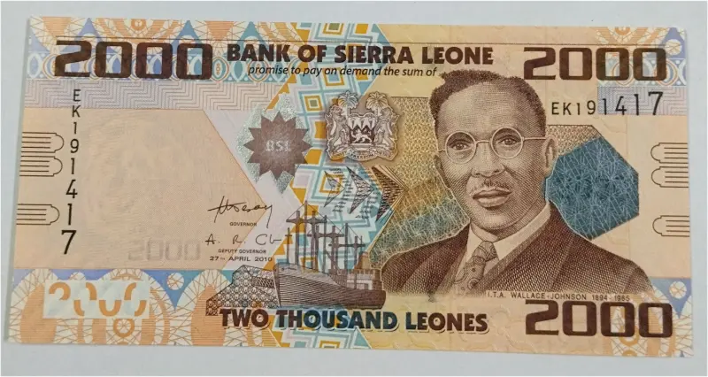 SIERRA LEONE - 2000 LEONE - GEM UNC MINT CONDITION - 1