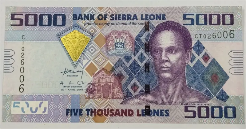SIERRA LEONE - 5000 LEONES - UNC CONDITION - 1