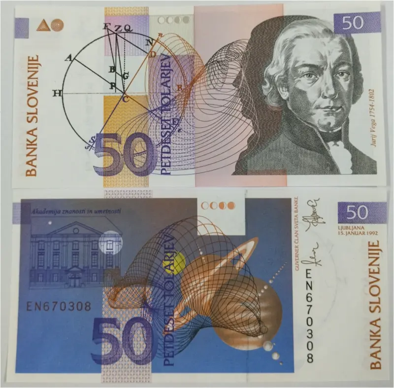 SLOVENI  - 50 TOLARJEV - UNC MINT CONDITION (1992) - 1