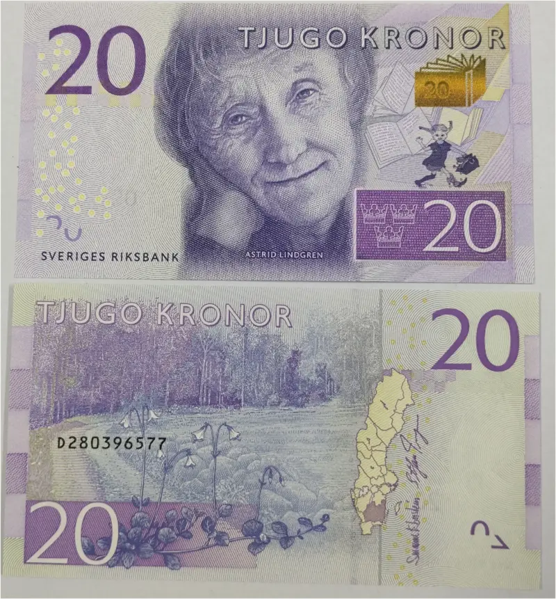 SWEDEN - 20 KRONOR - UNC MINT CONDITION (2015) - 1