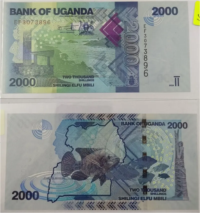 UGANDA - 2000 SHILLINGS - UNC MINT CONDITION (2021) - 1