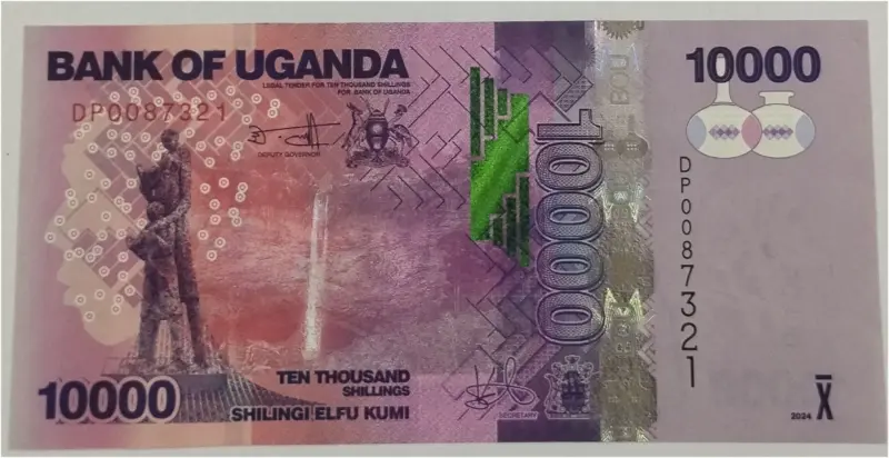 UGANDA - 10,000 SHILLINGS - UNC MINT CONDITION - 1