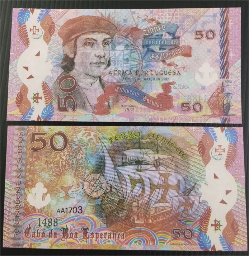 PORTUGUESE - 50 ESCUDOS COMMEMORATIVE - UNC MINT CONDITION (2017) - 1