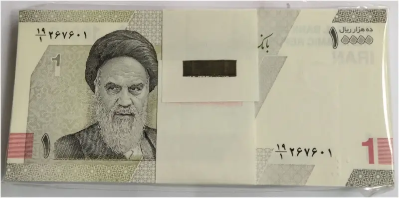 IRAN - 10,000  IRANIAN RIAL  (1 TOMAN ) BUNDLE  - GEM UNC MINT CONDITION - 1