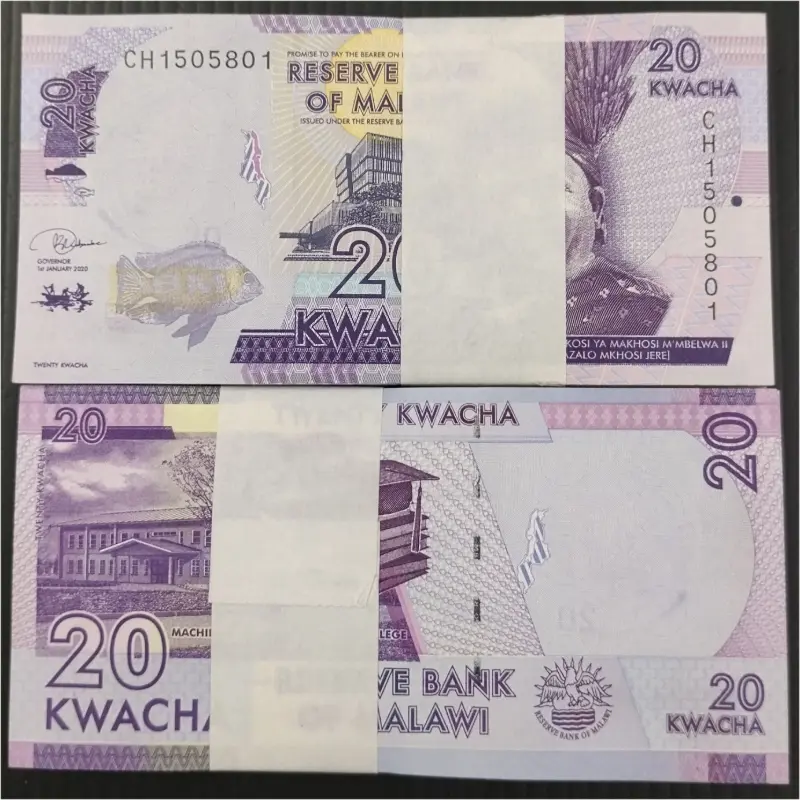 MALAWI - 20 KWACHA BUNDLE - GEM UNC MINT CONDITION - 1