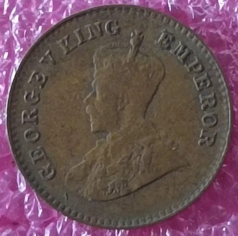King Georage V -    1/12  Anna Coin  (1912 - 1936 ), British India - 100