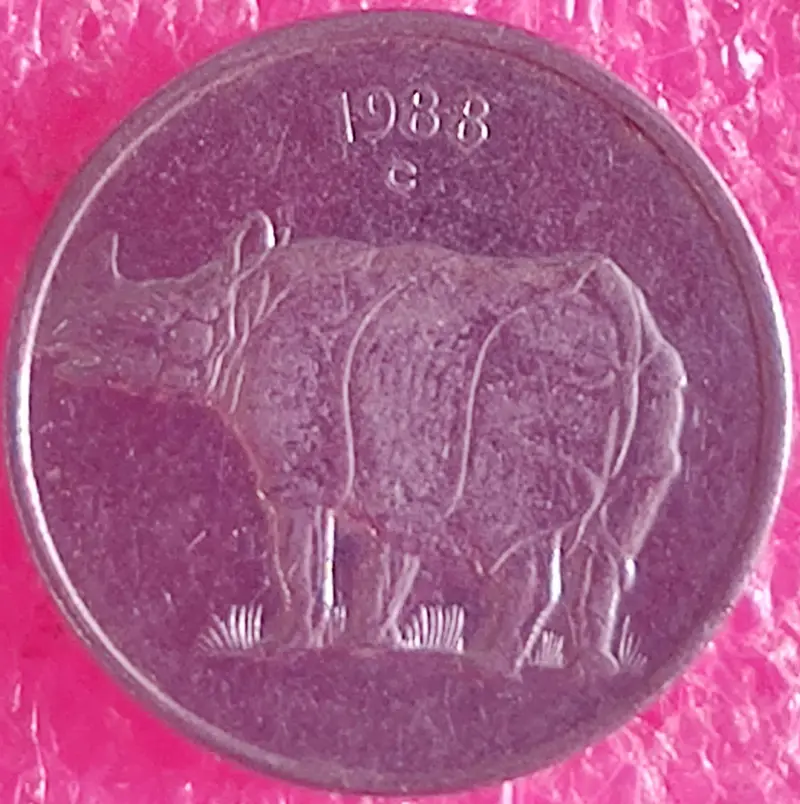 25 Paise Steel Coin UNC  ( 1988 - 2002 ), India - 10