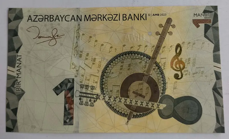 AZERBAIJAN MANAT - 1  UNC &  MINT CONDITION - 1