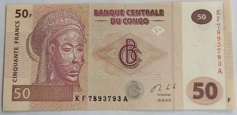 CONGO - 50 Francs - 2013 - UNC & MINT CONDITION - 1