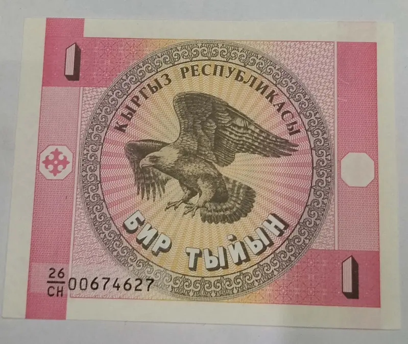 KYRGYZSTAN - 1 TYIYN - UNC & MINT CONDITION (1993) - 1