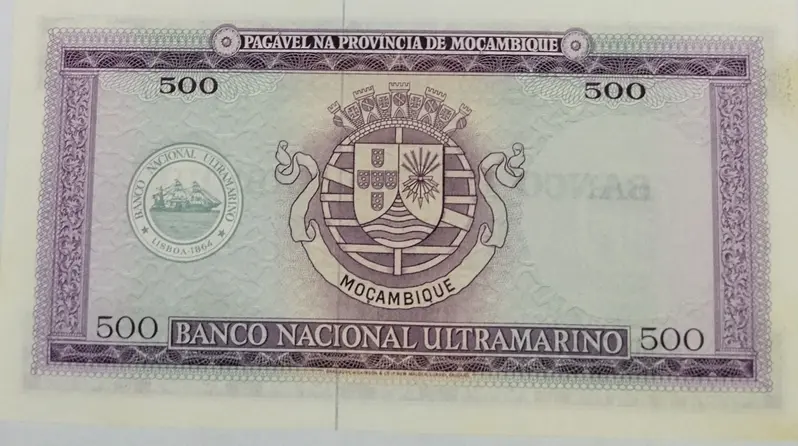 MOZAMBIQUE - 500 ESCUDOS - UNC & MINT CONDITION (1967) - 1