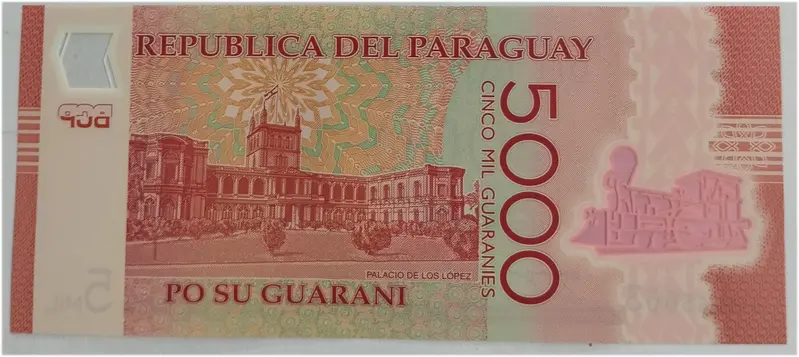 PARAGUAY - 5000 GUARANIES - POLYMER NOTE - UNC & MINT CONDITION (2011 & 2022) - 1