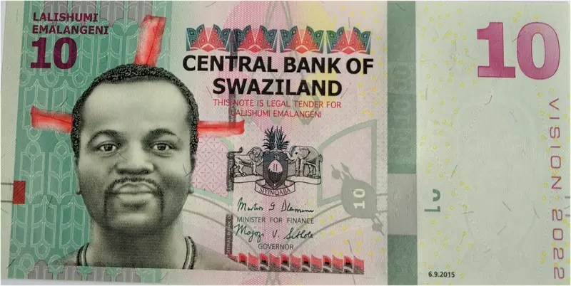 SWAZILAND - 10 EMALANGENI - UNC & MINT CONDITION - 1