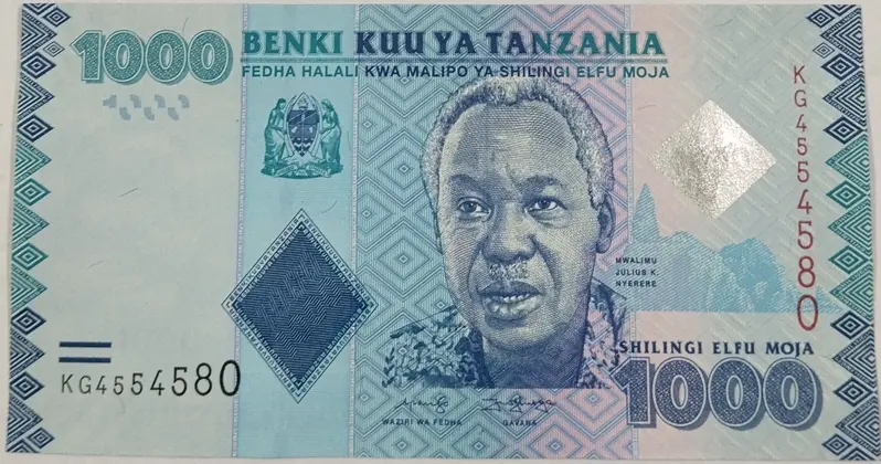 TANZANIA - 1000 SHILLINGS - UNC & MINT CONDITION (2010 & 2019) - 1
