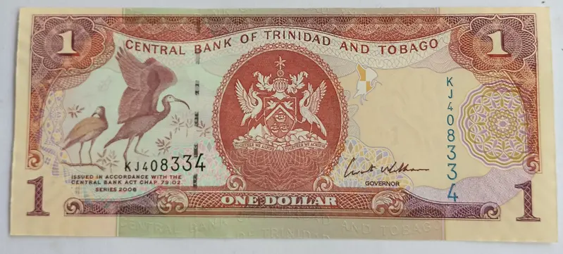 TRINIDAD AND TOBAGO - 1 DOLLAR - (PAPER NOTE) UNC & MINT CONDITION (2006) - 1