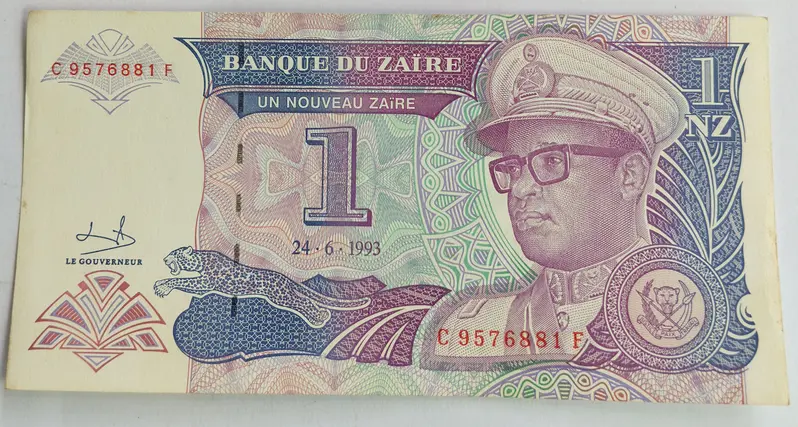ZAIRE - 1 NOUVEAU - UNC & MINT CONDITION - 1