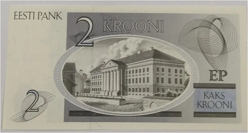 ESTONIA - 2 KROONI - UNC & MINT CONDITION - 1