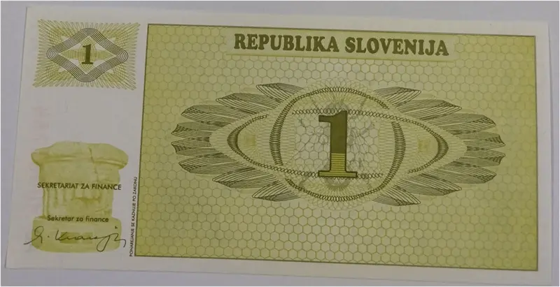 SLOVENIA - 1 TOLAR - UNC & MINT CONDITION (1990) - 1