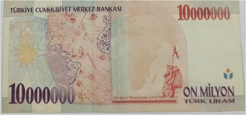 TURKEY - 10 MILLION TURKISH LIRA (1999) - 1