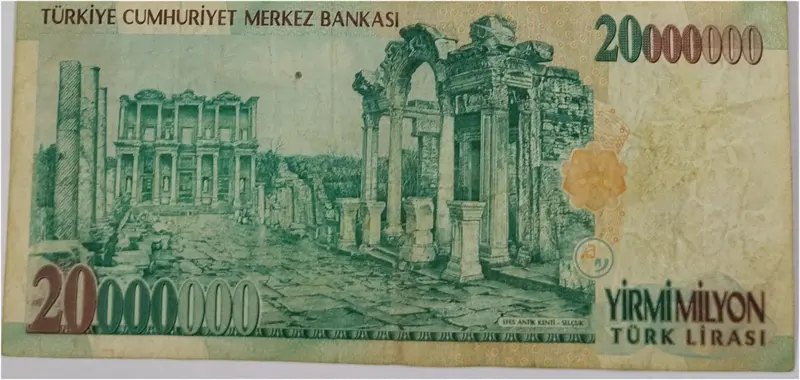 TURKEY - 20 MILLION TURKISH LIRA (2001 & 2006) - 1