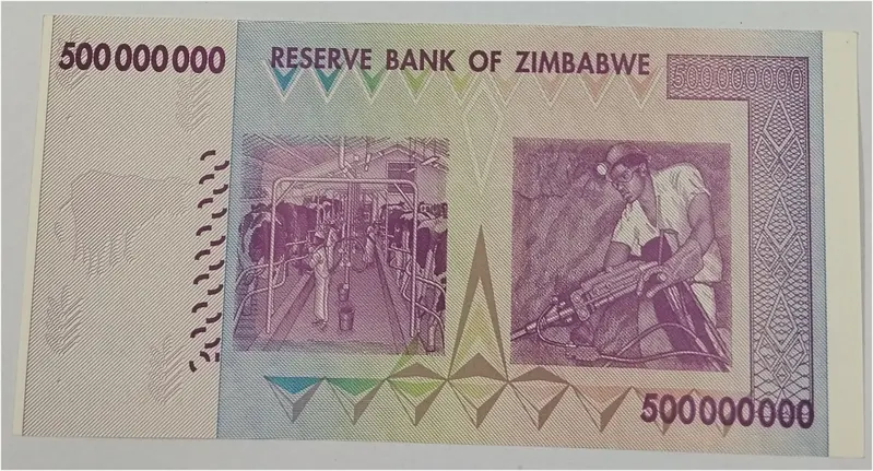 ZIMBABWE - 500 MILLION DOLLAR - UNC & MINT CONDITION (2008) - 1