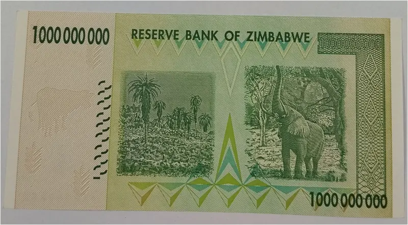 ZIMBABWE - 1 BILLION DOLLAR - UNC & MINT CONDITION (2008) - 1