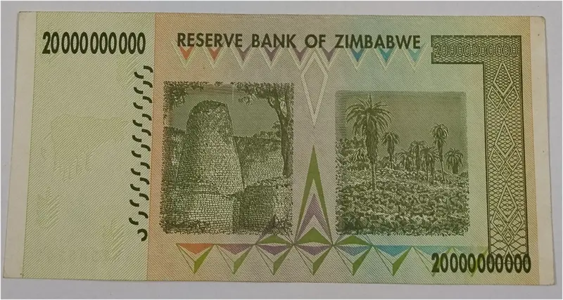 ZIMBABWE - 20 BILLION DOLLAR - UNC & MINT CONDITION (2008) - 1