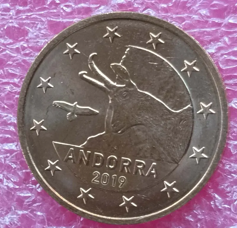 ANDORRA - 2 EURO CENT - B UNC CONDITION (2019) - 1