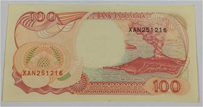 INDONESIA - 100 RUPIAH  - UNC & MINT CONDITION ( 1992 ) - 1