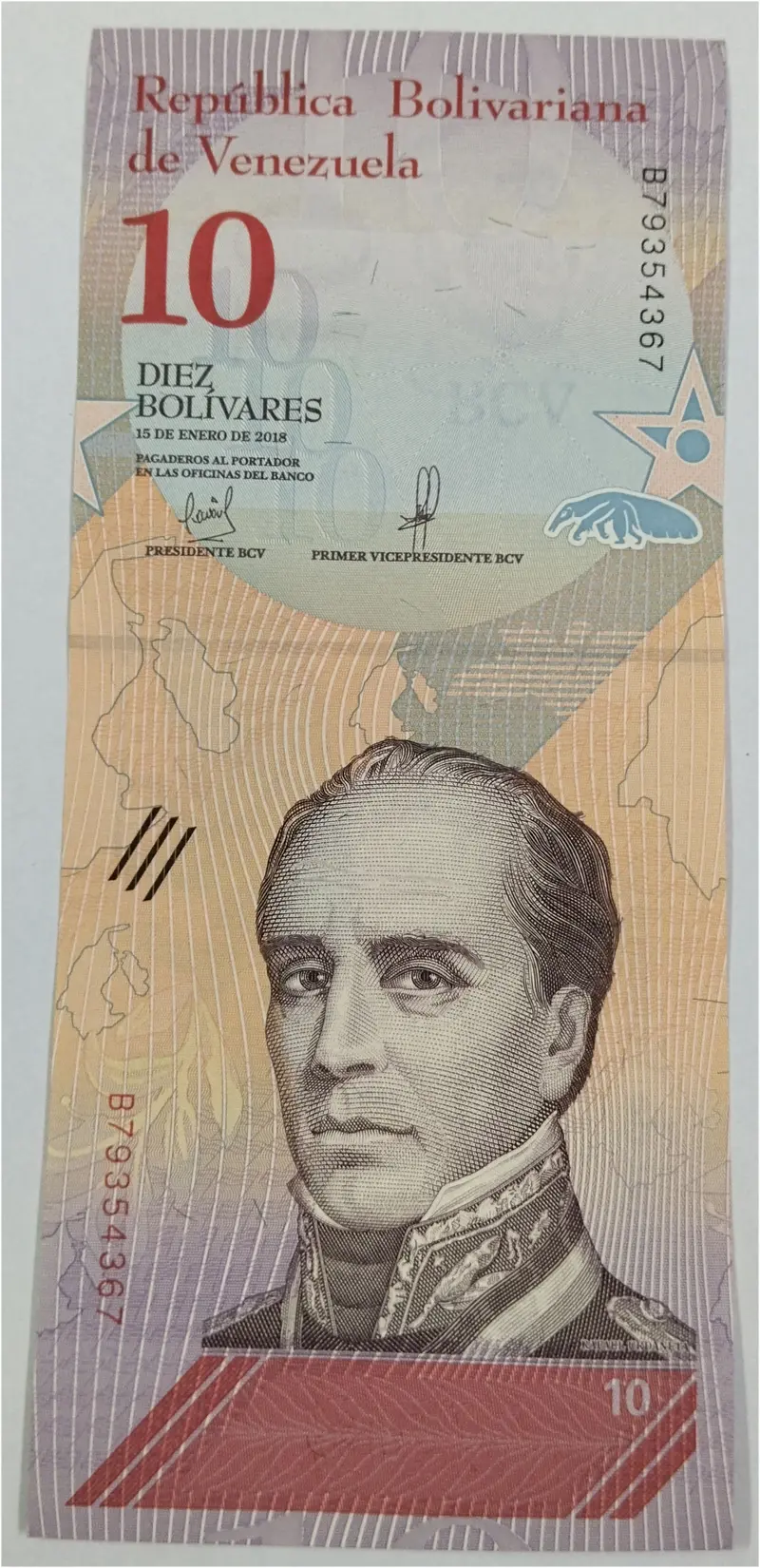 VENEZUELA - 10 BOLIVARES - UNC & MINT CONDITION (2018) - 1