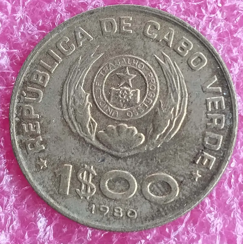 CAPE VERDE - 1 ESCUDO COIN - UNC CONDITION (1980) - 1