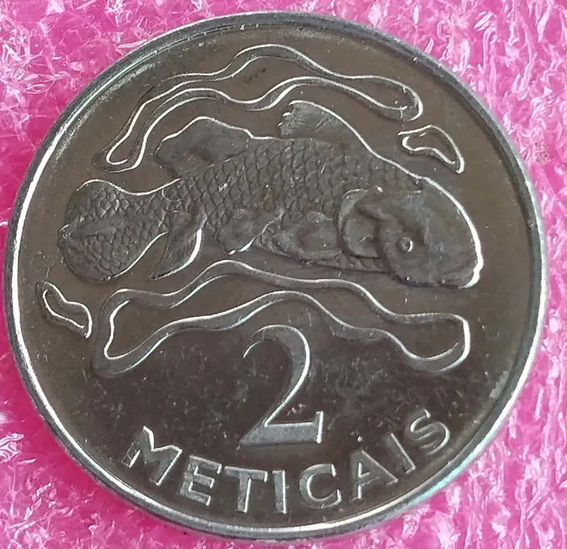 MOZAMBIQE - 2 METICAIS COIN - UNC MINT CONDITION (2006) - 1